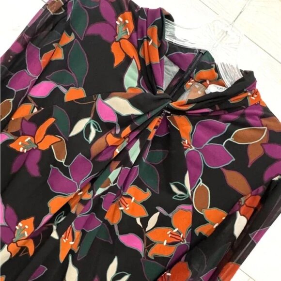 Calvin klein flowy chiffon floral top - Picture 3 of 6